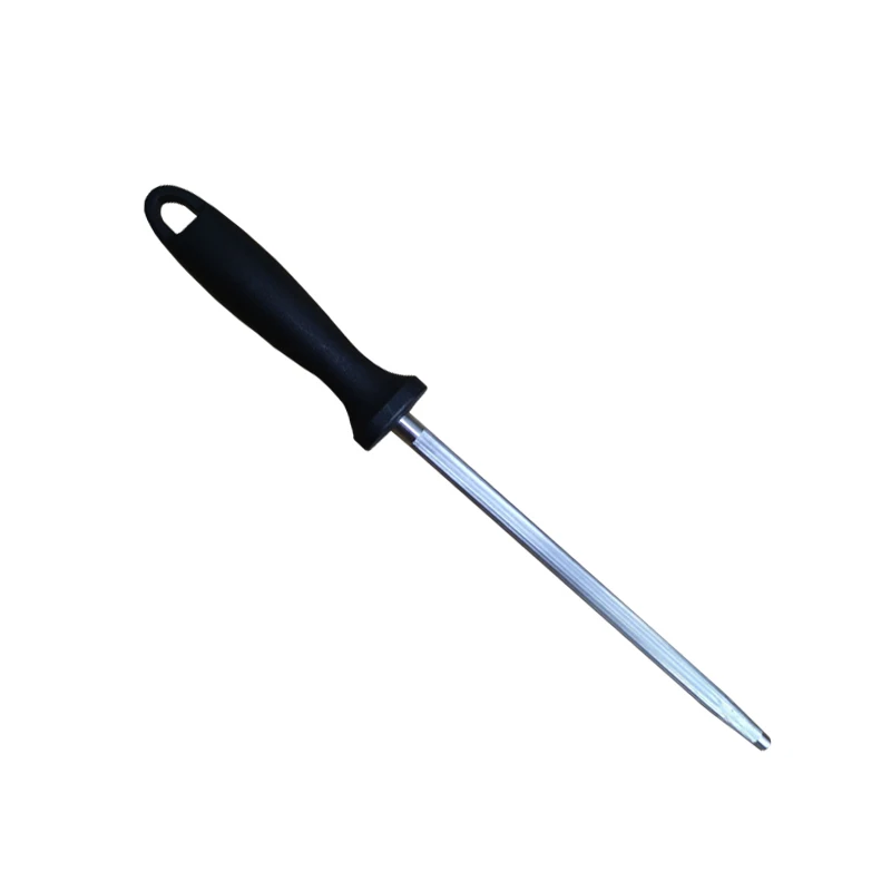 

China manufacturer 8 inch high carbon steel sharpening rod chef knife sharpener