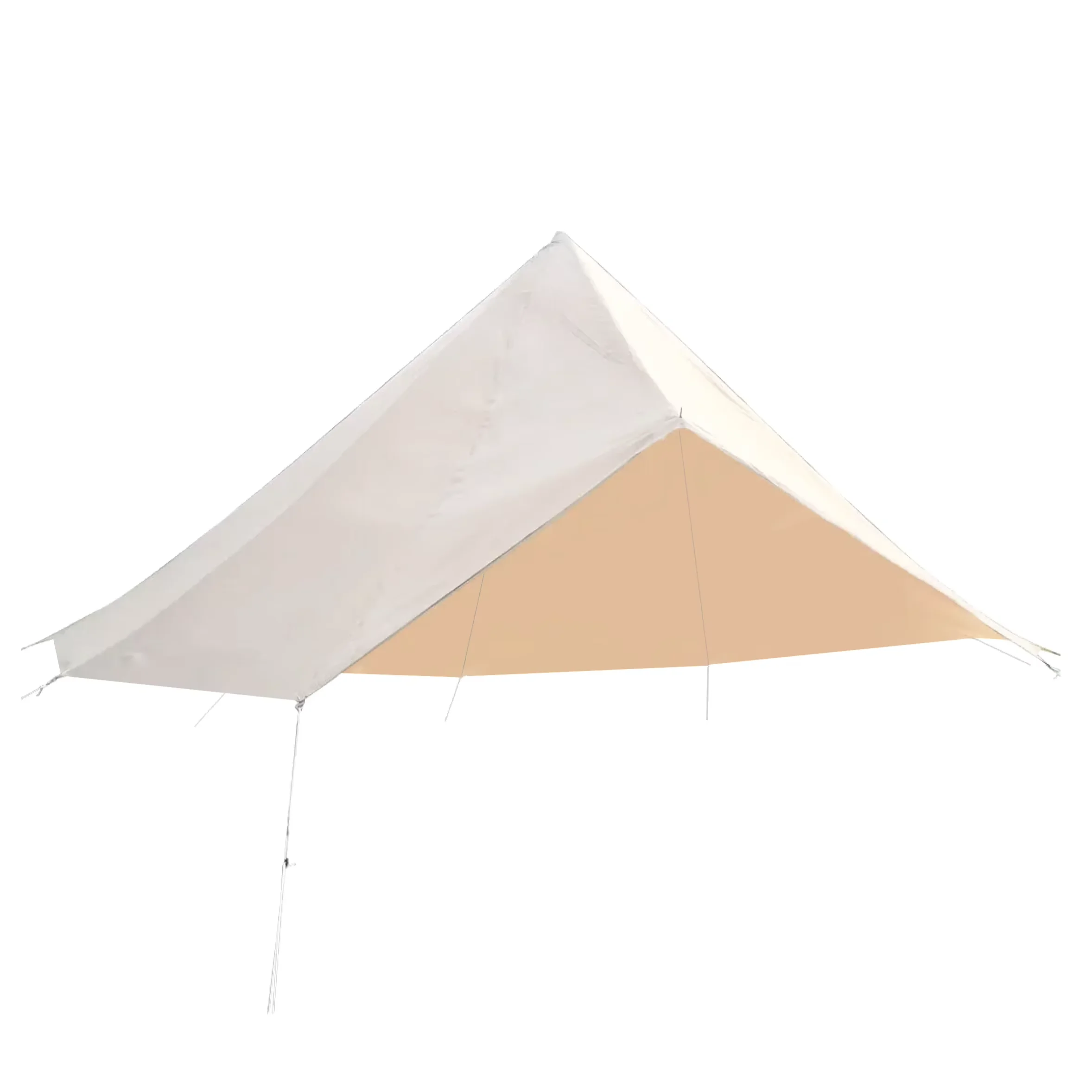 Waterproof Rain Fly Ripstop Cover Roof Tarp Canopy Awning for Bell Tent Shelter Flysheets for 3/4/5M Yurt Tent