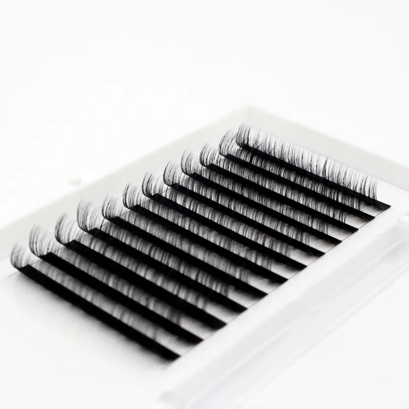 

mink lashextensions silk volume lash extension trays eyelash extension matte black private labelling