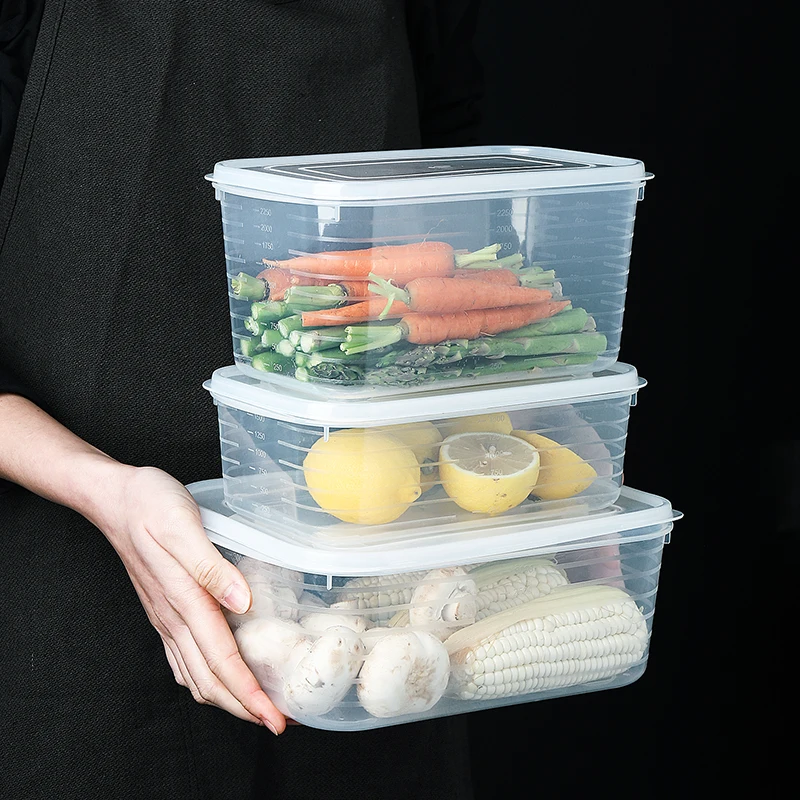 

wholesale plastic container food storage box plastic, Clear