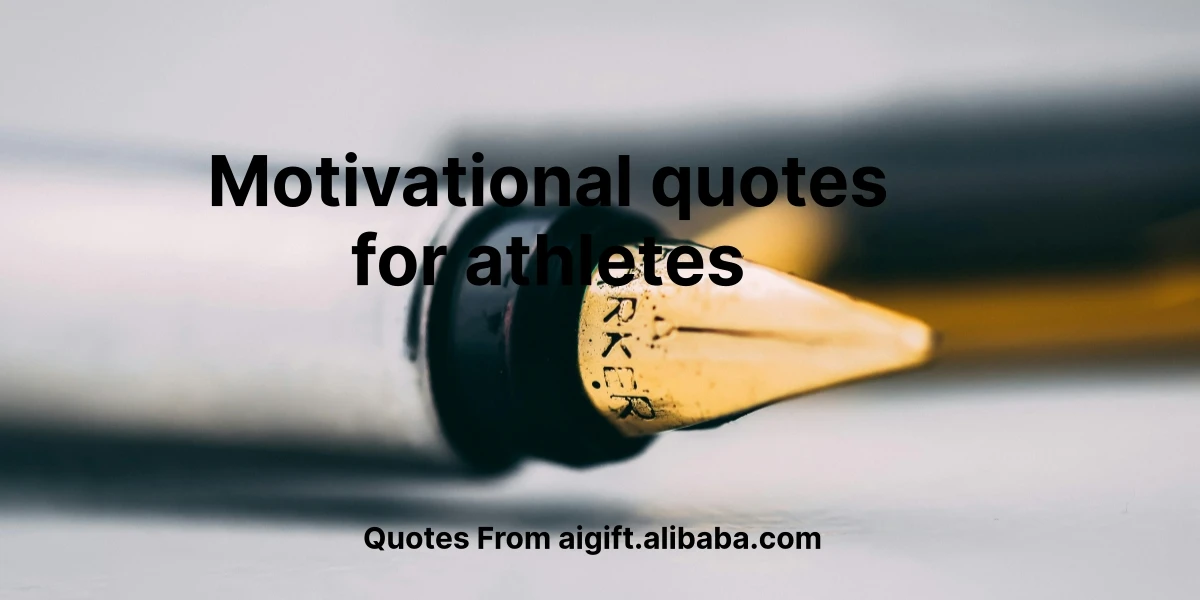 motivational quotes for athletes