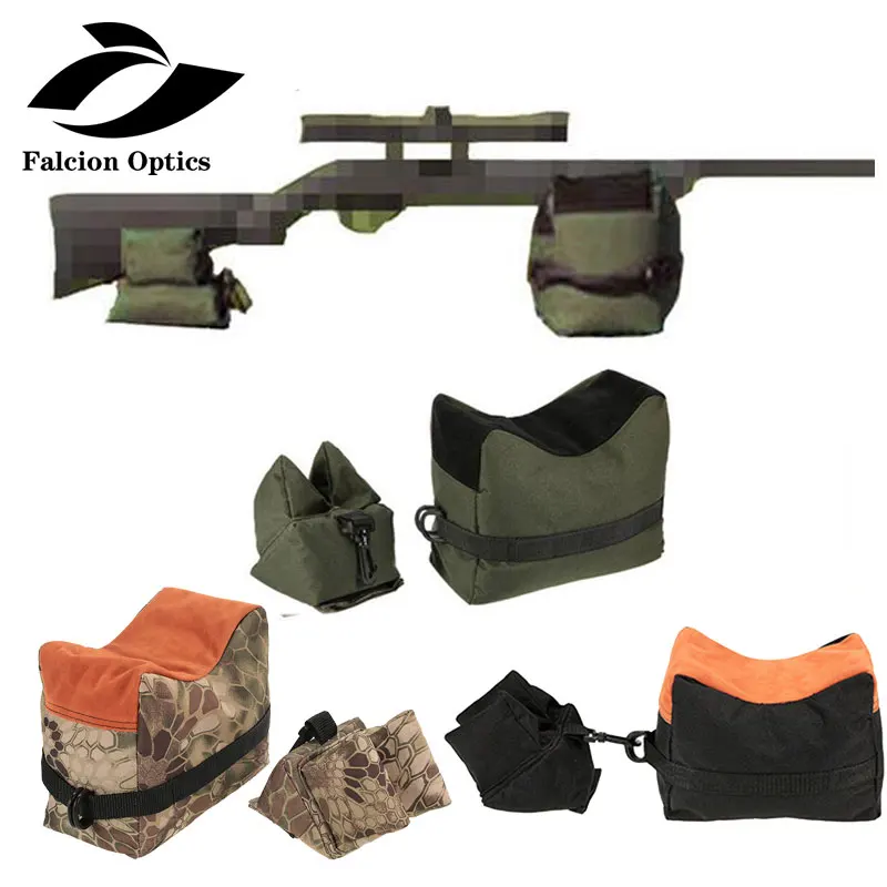 

Tactical Rifle Support Sandbag 600D Oxford Cloth Front Rear Bag Without Sand Military Shooting Target Stand Gun Accessories, Black / green / camouflage