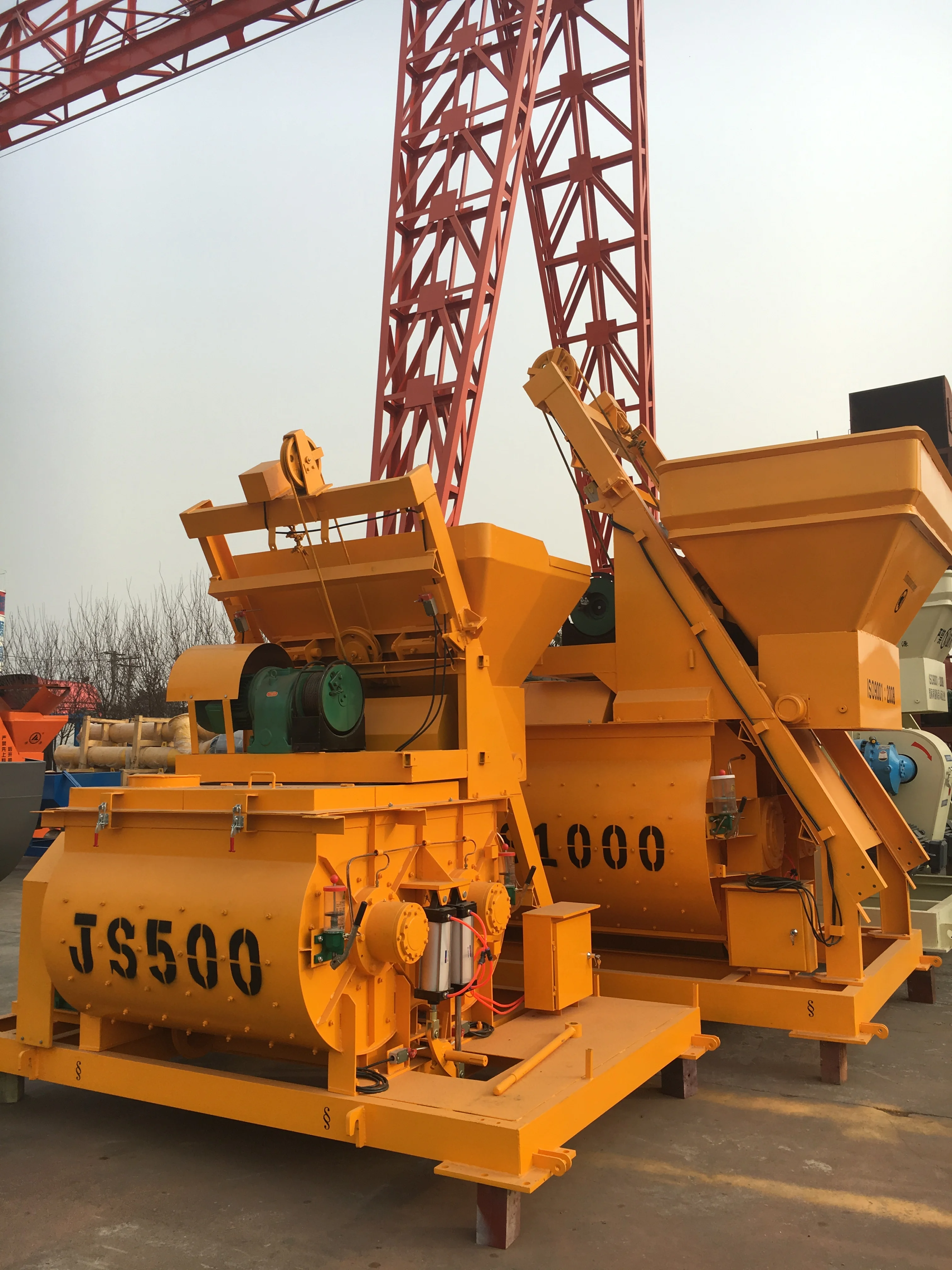 Twin Shaft Js500 Weigh Batching Concrete Batching Plant - Buy Concrete