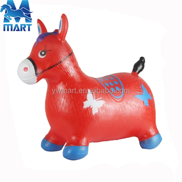 
PVC Hopping animal toys inflatable jumping horse for kids 
