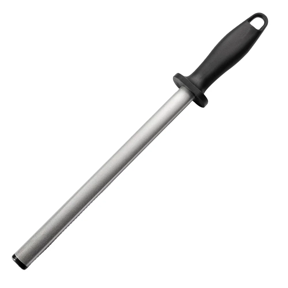 

Chef Knife Sharpener Diamond Sharpening Steel Rod ABS Handle Chef Knife Sharpener