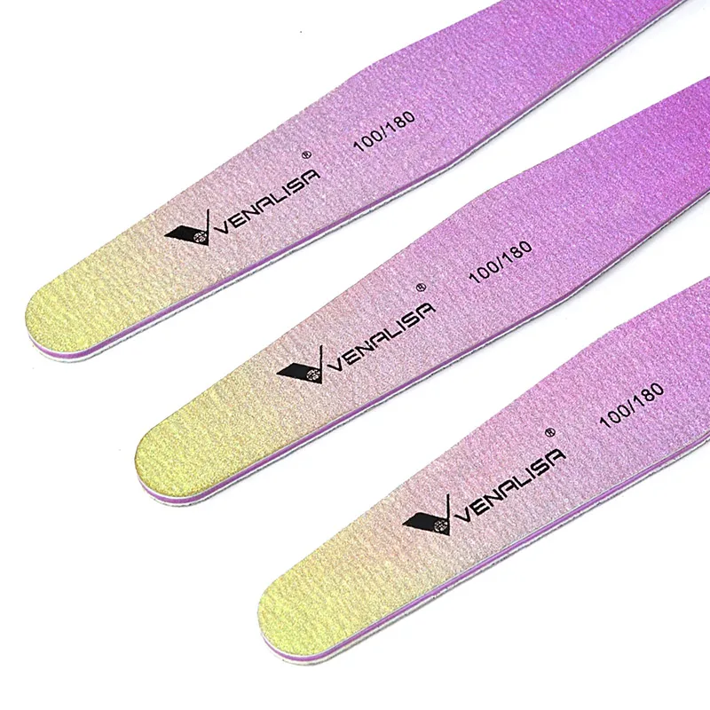

VENALISA High quality Nail File Buffer Double Side Of The Nail gel 100/180 Venalisa Nail Art Tool UV &LED Professional OEM