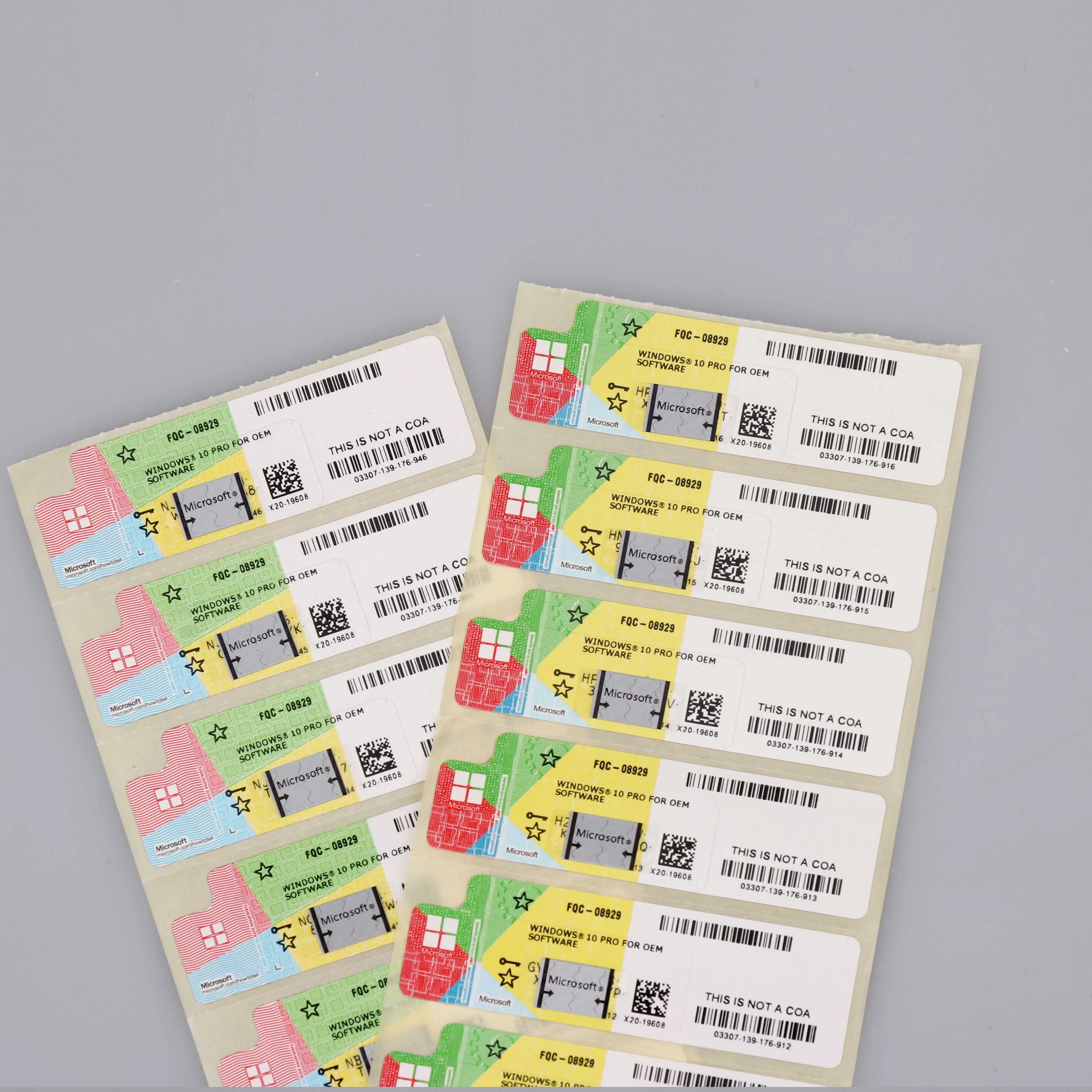 

product key windows 10 Windows 10 Professional OEM key COA stickers free shipping