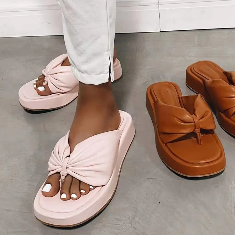 

Wholesale 2022 Women Beach Thong Slippers Sandals Thick Platform Flip Flops Slides