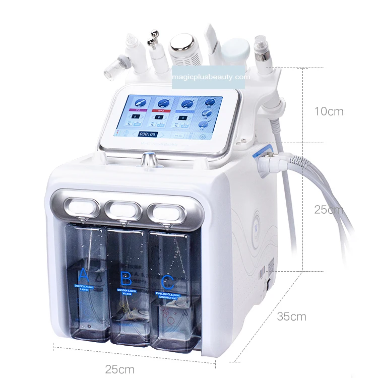 

2020 korea skin care 6 in 1 facial hydrogen water generator beauty spa machine