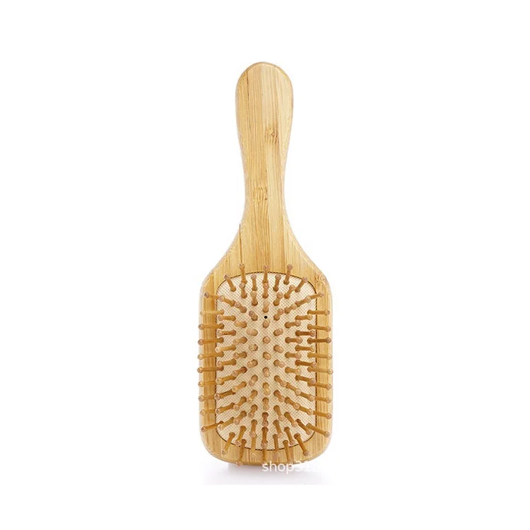 Oem Professional 100 Natural Fsc Bamboo Wooden Hair Brush Comb For