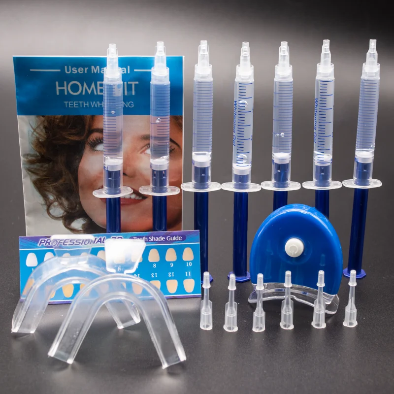 

20 pcs teeth whitening kit Bleaching System Bright White ome Teeth Whitening Gel Kit non peroxide Professional packaging box