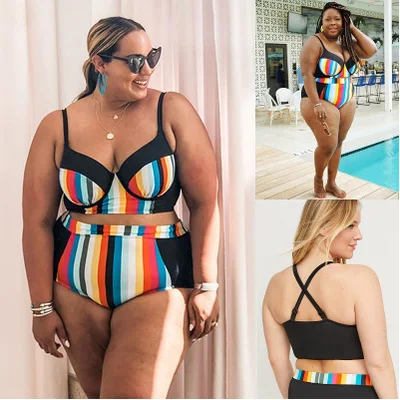 

F50134A wholesale new women sexy bikini one piece plus size swimsuit, As picture