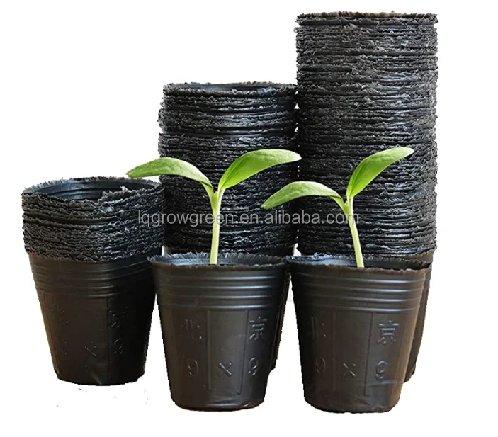 

2020 Plastic nutrition cup family plant nutrition cup black thickened garden flowers nutrition bowl manufacturer direct sale