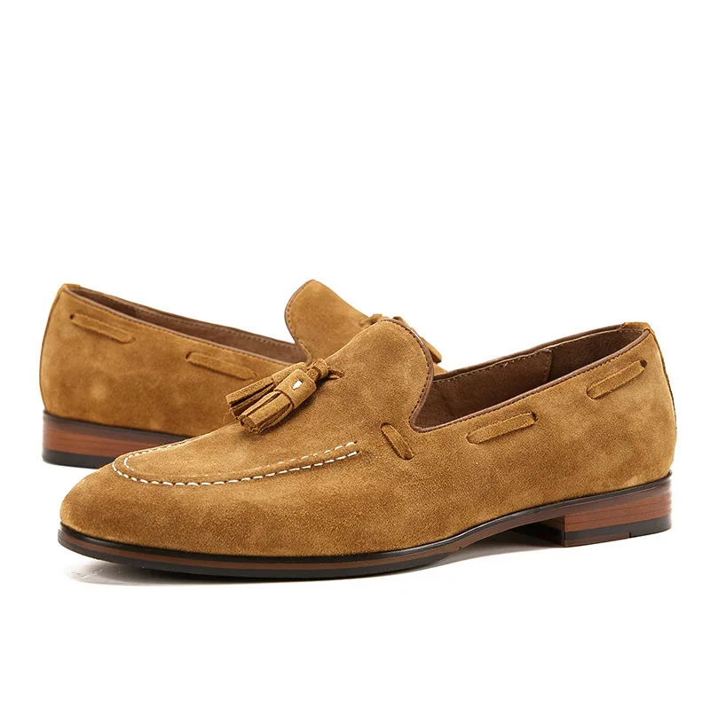 

Swede Leather Casual Moucassins Men Loafers Shoes