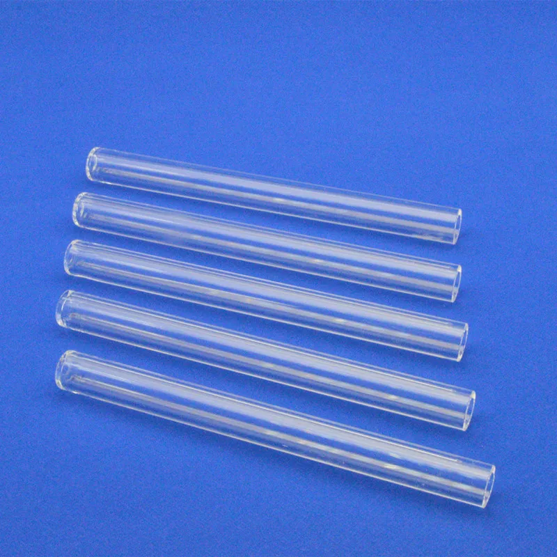 
HUAFENG high quality flat bottom clear quartz glass test tube  (62266910555)