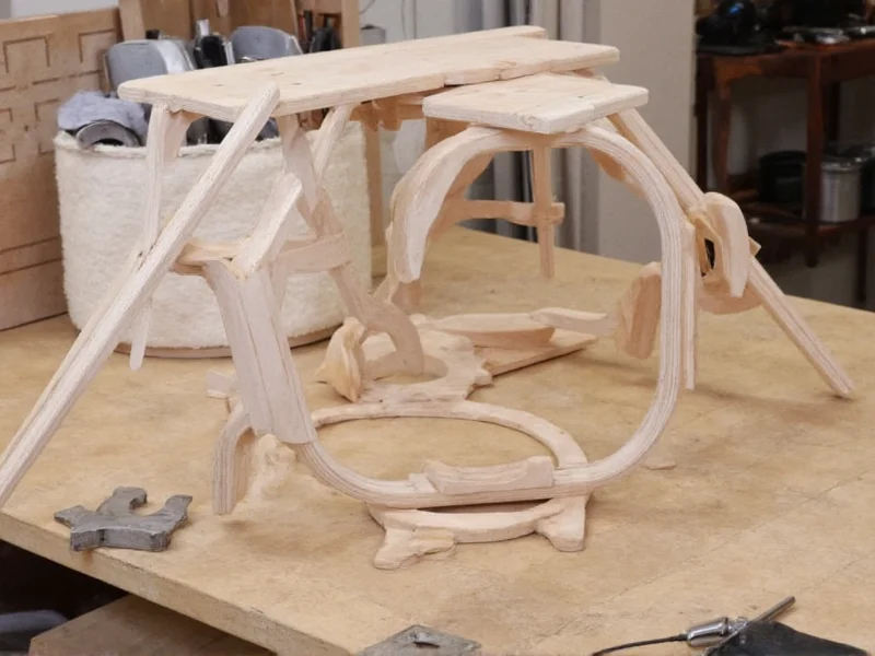 Diagonal bracing in DIY cat tower construction