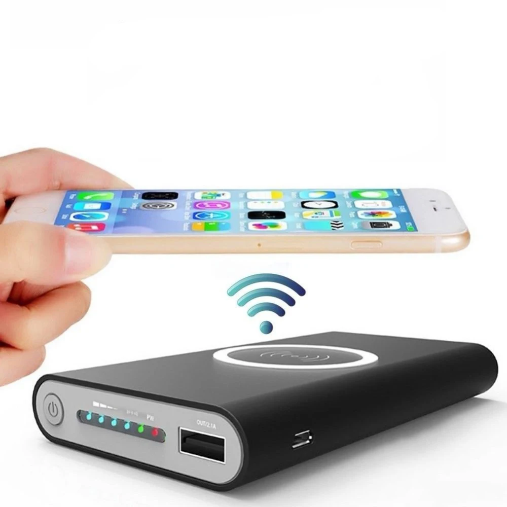 2019 New Arrivals Wireless Charger 10000mah Portable Usb Battery Power bank For Mobile Power Supply