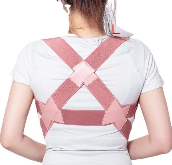 

low price comfortable adjustable back brace posture back support breathable for men and women, Customized