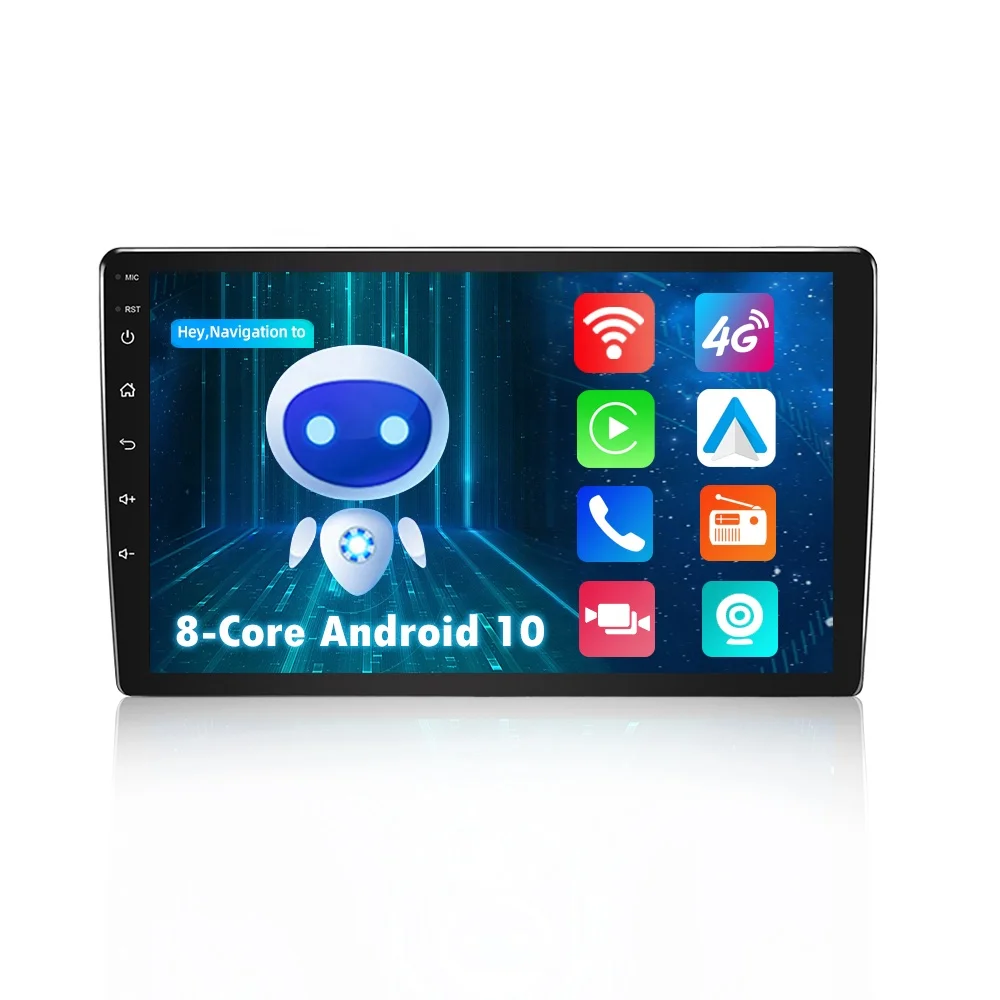 

Jmance 10inch 6+128GB 4G 1280*720 DSP RDS Carplay Car Radio 2 Din Android Gps Fm Stereo Audio Player