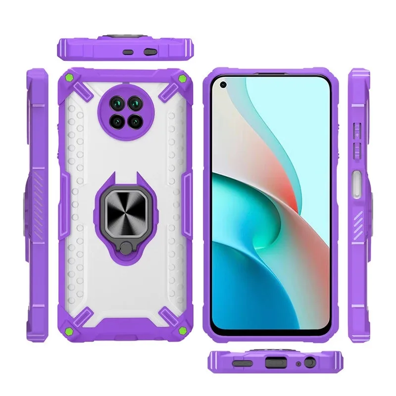 

Shockproof Magnetic Ring holder quick stand phone case For Xiaomi Redmi Note 10 Pro Max Note 9 Pro 5G 9T M3 9 4G 9 Power Poco X3, 6 colors