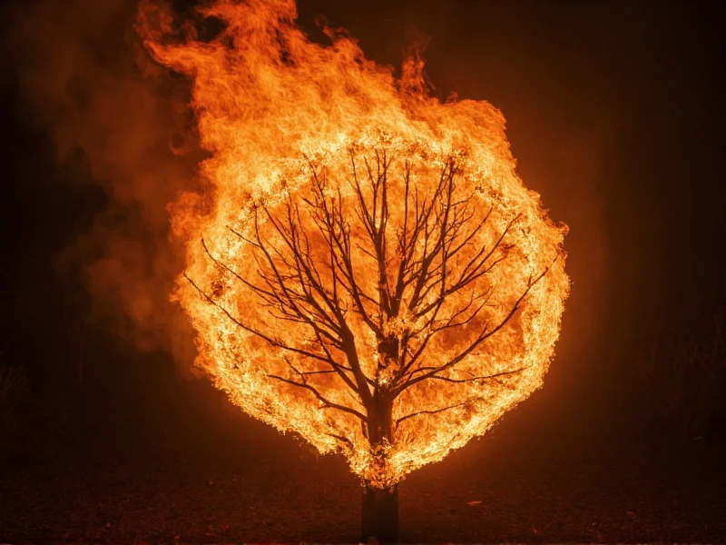 Tree and Fire combining to create Life element