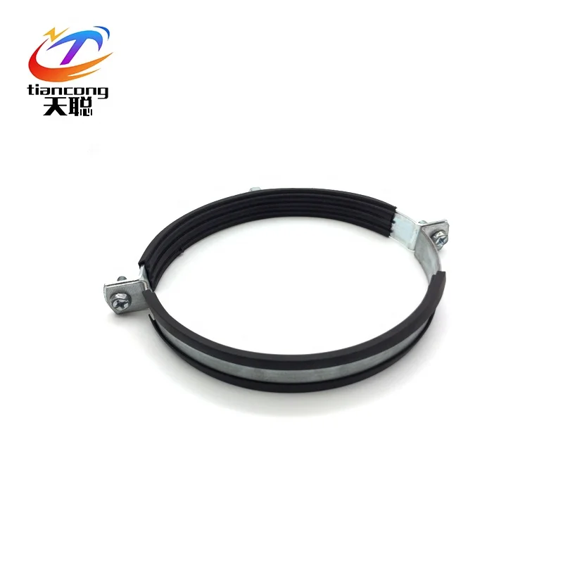 
Metric steel single pipe clamps 