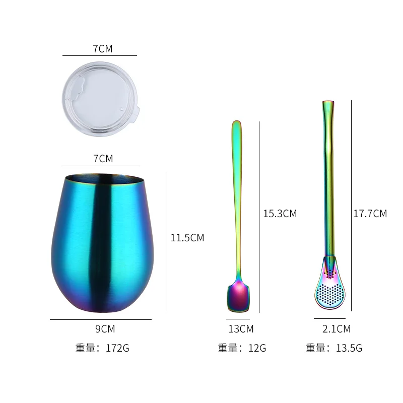 

12 oz stainless steel double wall wine tumblers insulated water cups wine glass tumbler with lidsHot, Rose gold