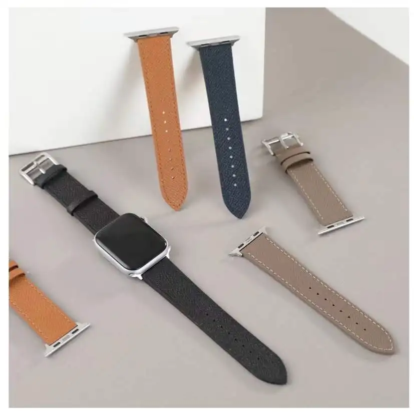 

galaxy watch 4 strap 40mm 44mm genuine leather apple watch band vintage watch bands