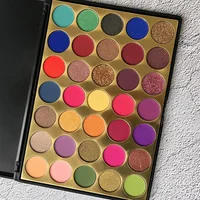 

35 colors High Quality New Make UP Eye Shadow Glitter private label makeup palette