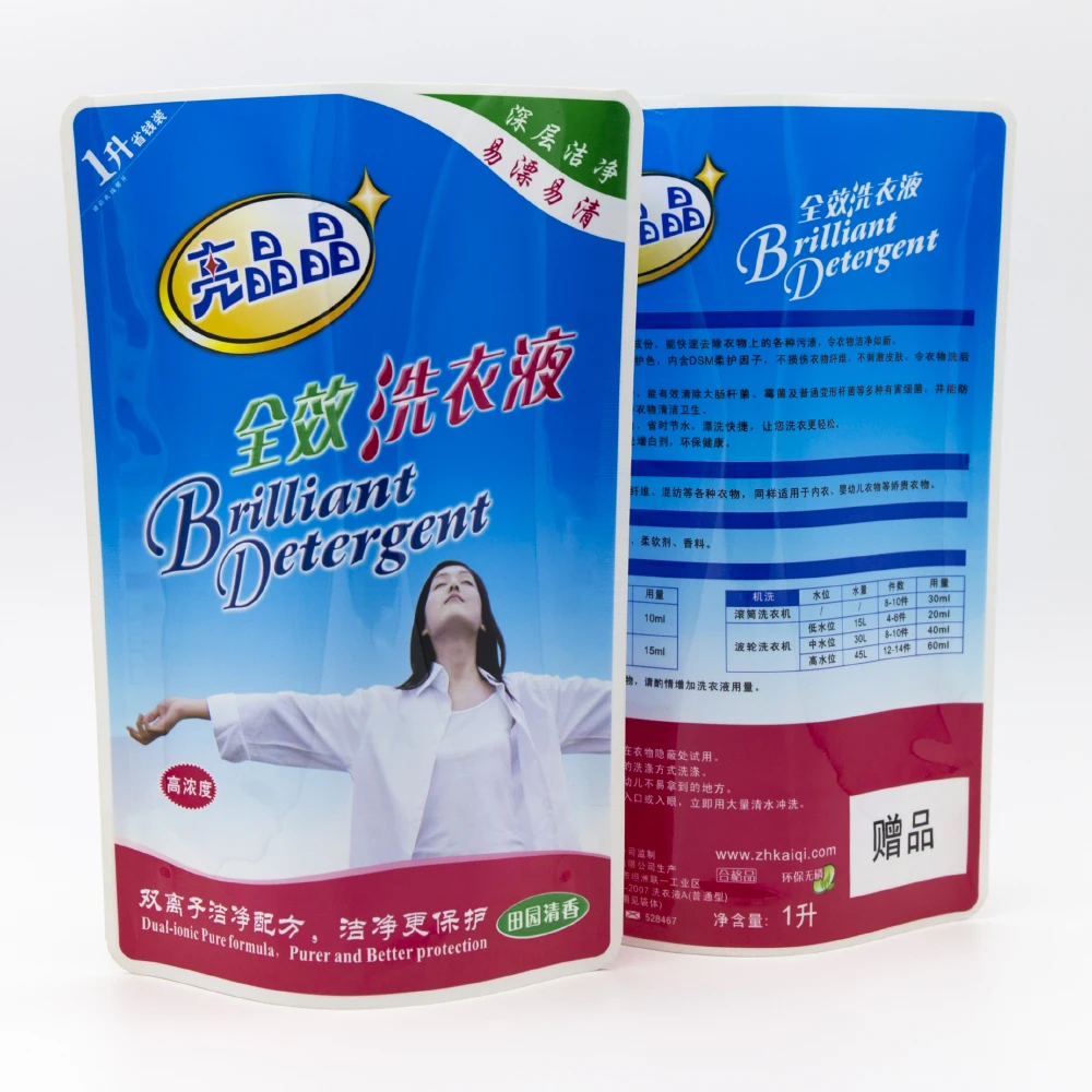 Customized Washing Powder Packaging Bag Liquid Laundry Detergent