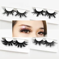 

Wholesale China Fluffy Eyelash Private Label 25mm 26mm 27mm Eyelashes 3D 5D 7D Real Mink Eyelashes Extension