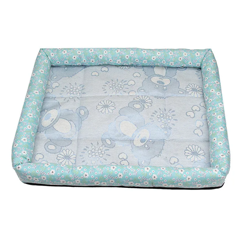 

Pet Sleeping Mat Dog Bed Cushion Kennel Ice Silk Cooling Pad for Dogs Cat Nest Sofa Puppy House Teddy Mattress Dog Sofa Bed, Customized color