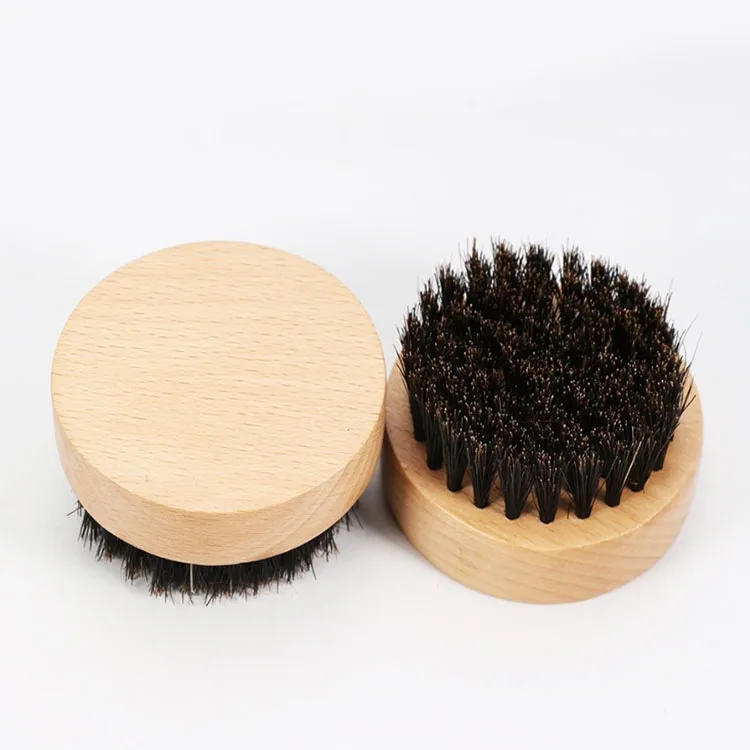

Natural Health Material Pure Wild Boar Bristles Men Beard Face Cleaning Brush Hairdressing Comb