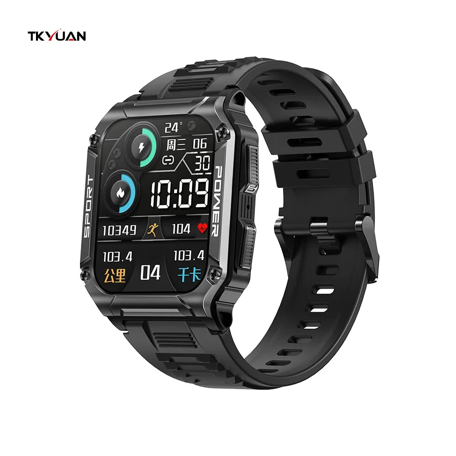 

TKYUAN Smartwatch for Android with Heart Rate Watch New Fashion NX6 Smart Watches 2023 IP68 Waterproof Fitness Tracker