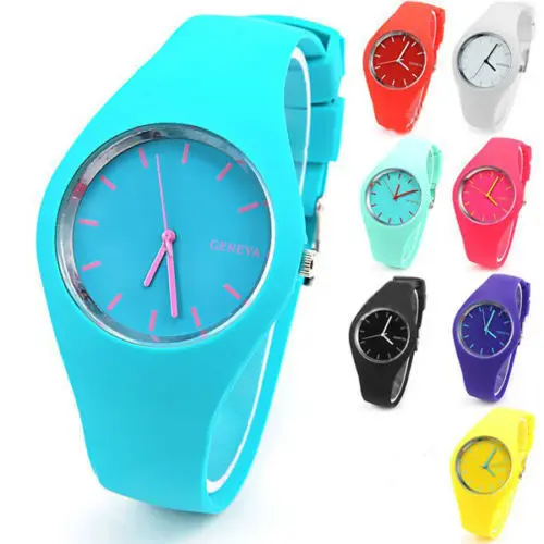 

2019 Hot Sale Casual Analog Silicone Band Unisex Silicone Wrist Watch