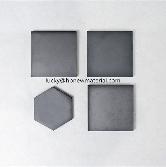 
High resistance Ballistic tile bulletproof panel NIJ IV boron carbide material 