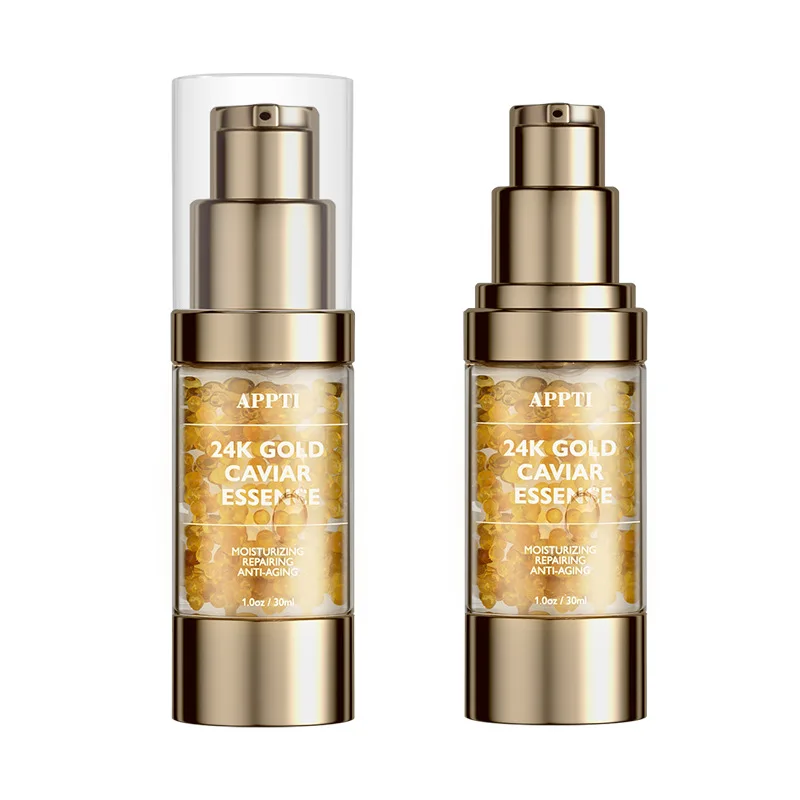 

Skin Care 24k Gold Hyaluronic Acid Face Serum Moisturize Shrink Pores Brightening Lifting Firming Skin Face Serum