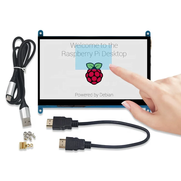 

Raspberry Pi 7 inch 10248600 800*480 IPS Lcd Display Compatible Capacitive Usb Touch Screen Panel Module Controller Driver
