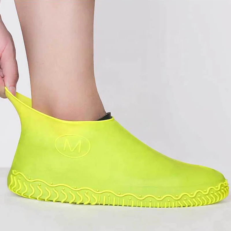 

Wholesale Waterproof Non-Slip Silicone Rubber Rain Boot Shoe Covers Reusable For Walking, Customized