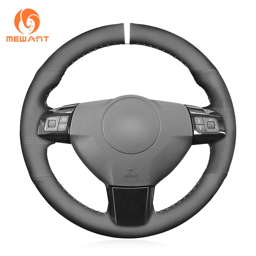 

Hand Stitching Black Suede Steering Wheel Cover for Opel Vauxhall Holden Astra H GSI Zaflra B Signum Vectra C