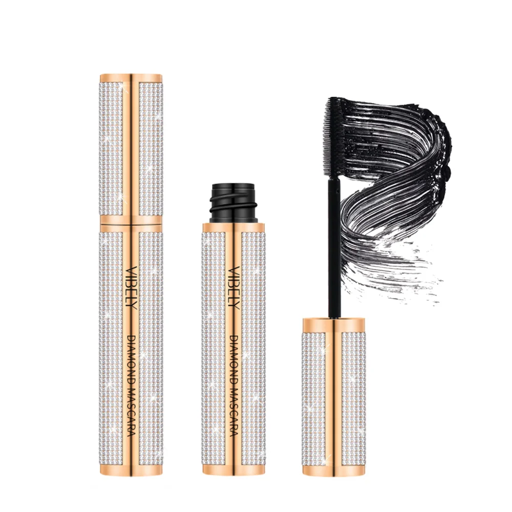 

Custom Logo Wholesale Makeup Luxury Diamond Eyelash 4D Latex Fiber Waterproof Mascara