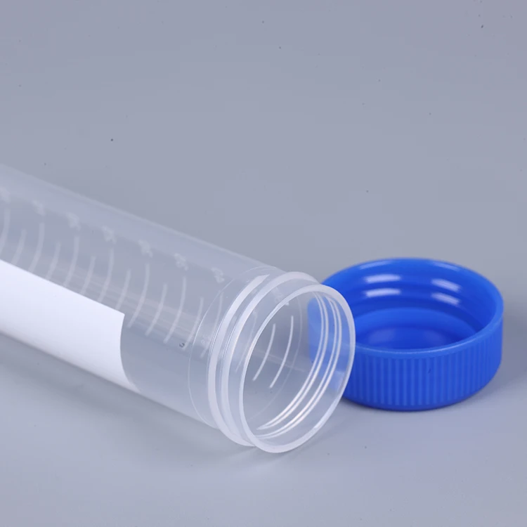 10ml 15ml centrifuge tube with clear white graduation