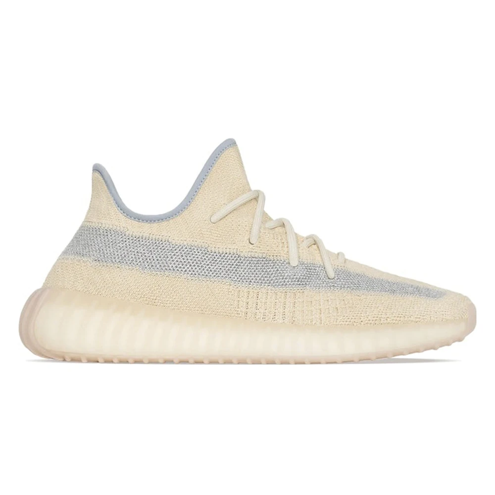 

High Quality Men's Fashion Low Top Sneakers Yeezys 350 V2 Zebra Linen Casual Shoes Walking Shoes Women's Shoes Size 36-46