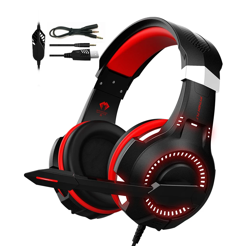 

Free Sample G2000 MAX LED Audifonos Gamers Laptop USB Gaming Headphones Game PC Headphone Headset With Mic