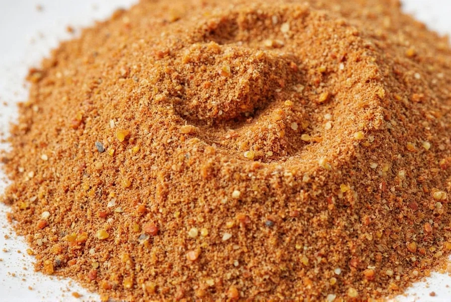 Cooked chicken with golden crust from rub