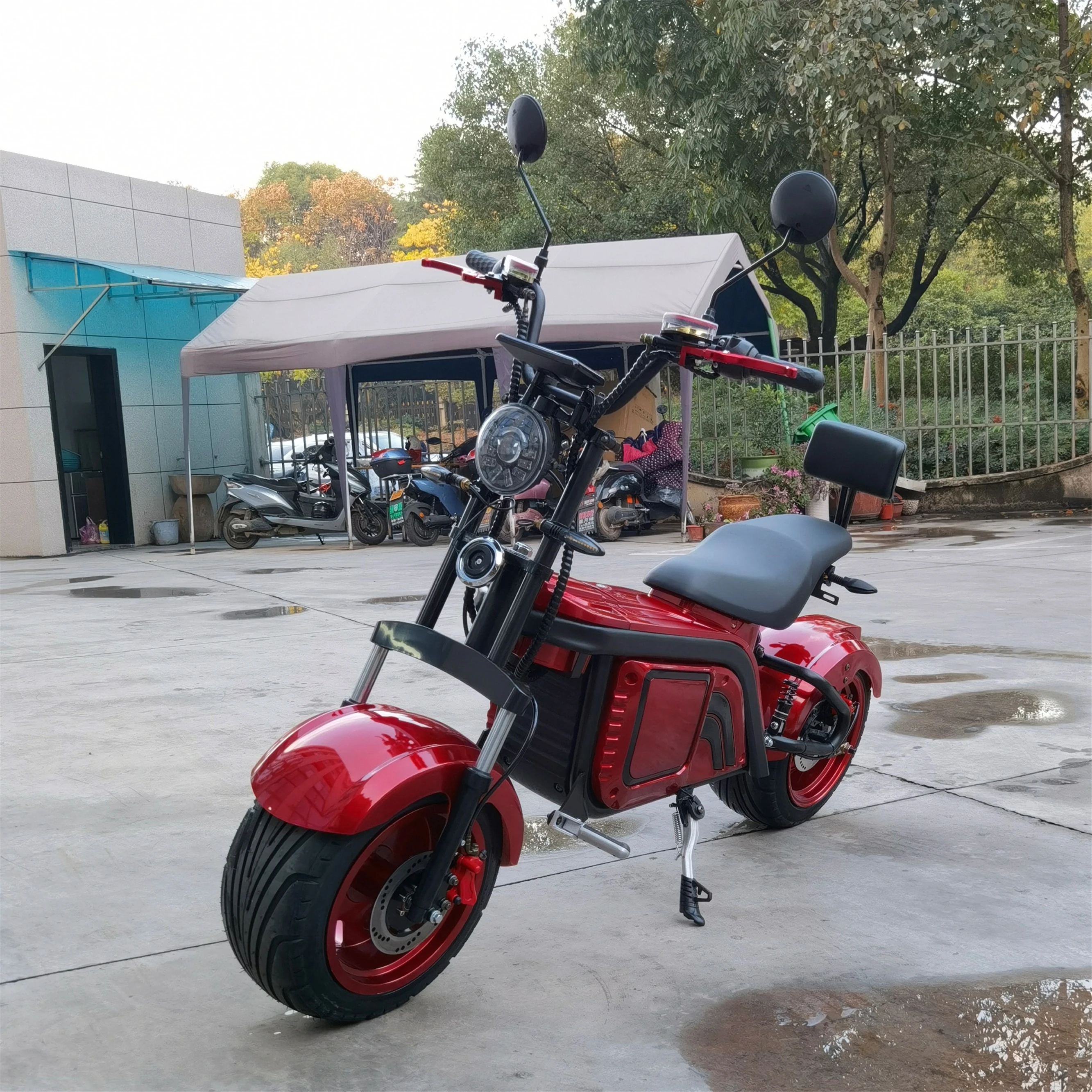 

2022 New Model X5 Fast Speed Citycoco 2000W Electric Motorcycle Scooter Adult EEC/COC Certificate Chopper