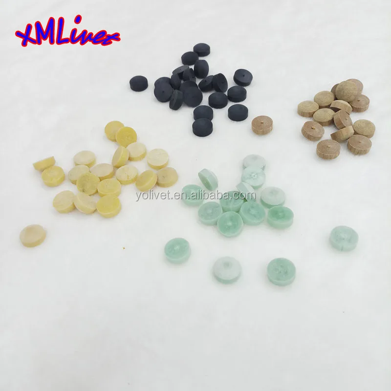 13mm/14mm Colorful G10 Jump And Break Tips Blue/yellow/black/brown Bakelite Billiard Cue Tips