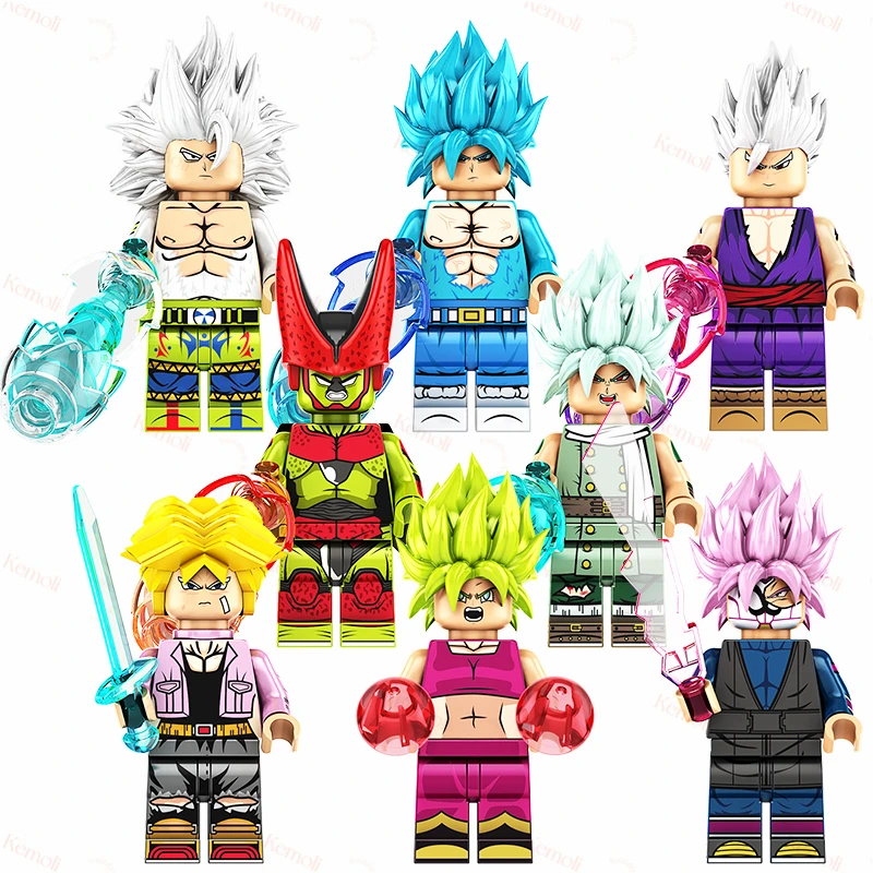 

KF6181A DBZ Block Figure Cell Goku Dragon Vegeta Gohan Trunks Ball Mini Bricks Building Block Set Children Plastic Toy Juguete