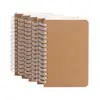 2019 Hot-Sale Kraft Cover Lay Flat Spiral Notebooks -- Easy to Carry