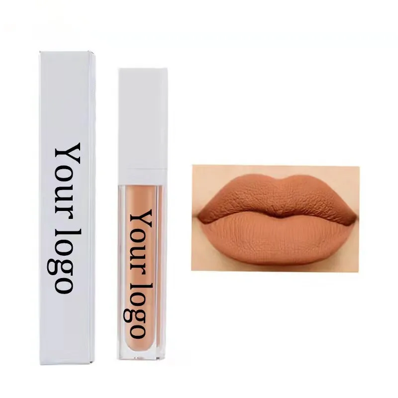 

Hot selling color matte liquid lipstick color non-stick cup does not fade lip glaze, Muliti-color